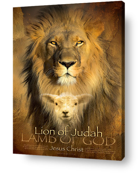 538x672 The Lion Of Judah And The Lamb Of God - Lion Of Judah Painting