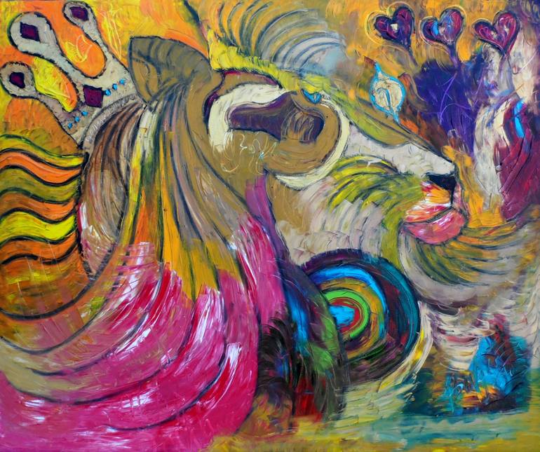 770x645 Saatchi Art The Lion Of The Tribe Of Judah Painting By Lucas Bufi - Lion Of The Tribe Of Judah Painting
