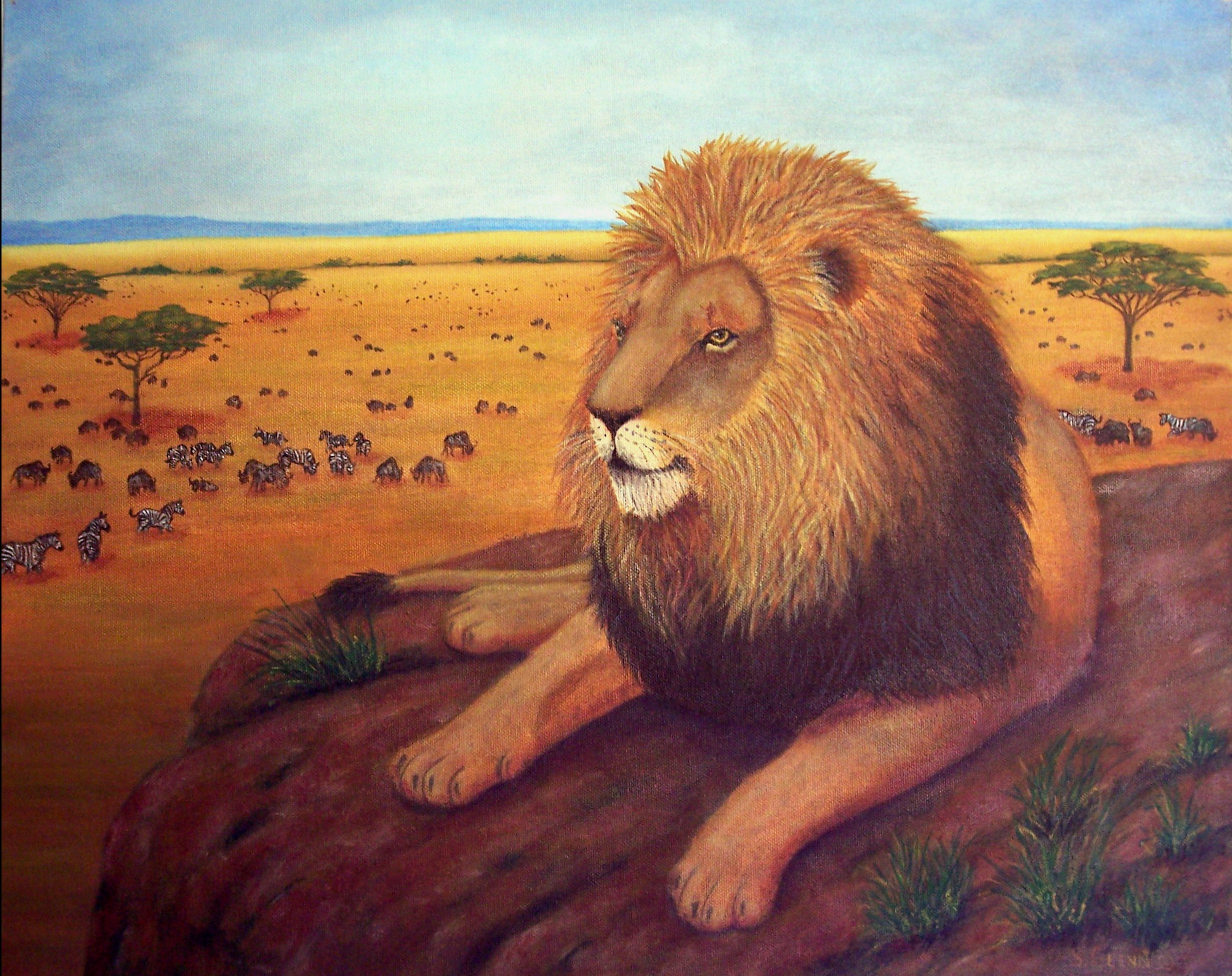 2461x1949 Lion Archives - Lion Of The Tribe Of Judah Painting