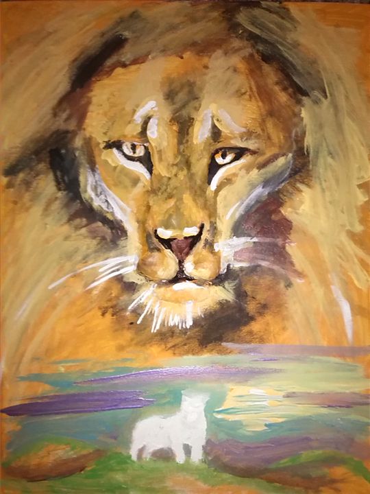 540x720 Lion Of The Tribe Of Judah - Lion Of The Tribe Of Judah Painting