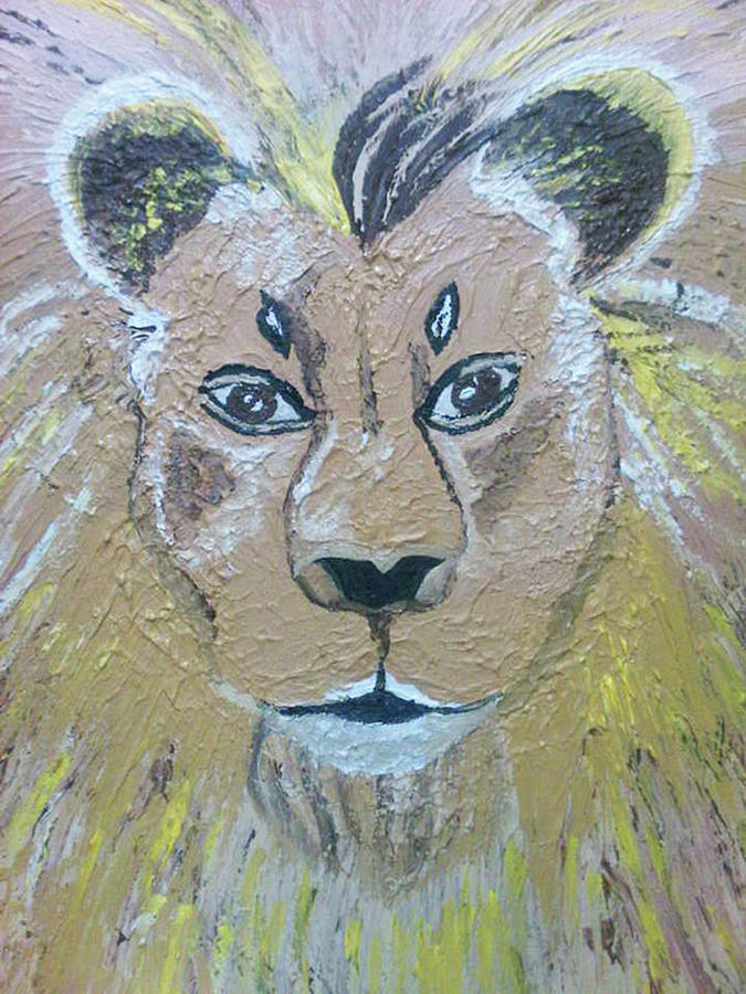 675x900 Lion Of The Tribe Of Judah Painting By Cheri Givens - Lion Of The Tribe Of Judah Painting