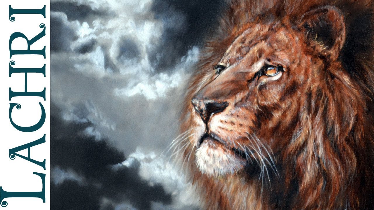 1280x720 Speed Painting - Lion Oil Painting