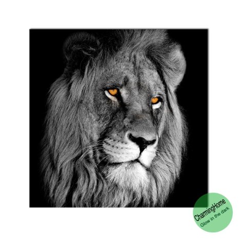 466x466 Cheap Lion Wall Painting, Find Lion Wall Painting Deals On Line - Lion Painting Black And White