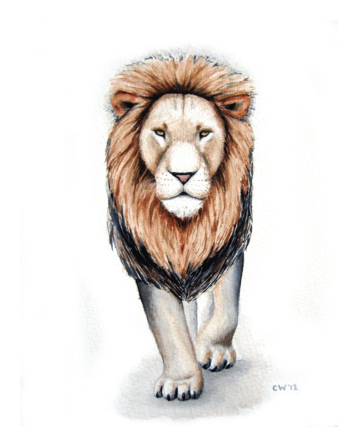 Lion Painting For Kids