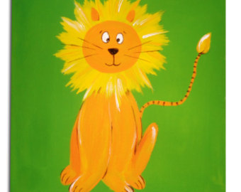 340x270 Pirate Ship Painting Canvas Children's Art Kids - Lion Painting For Kids