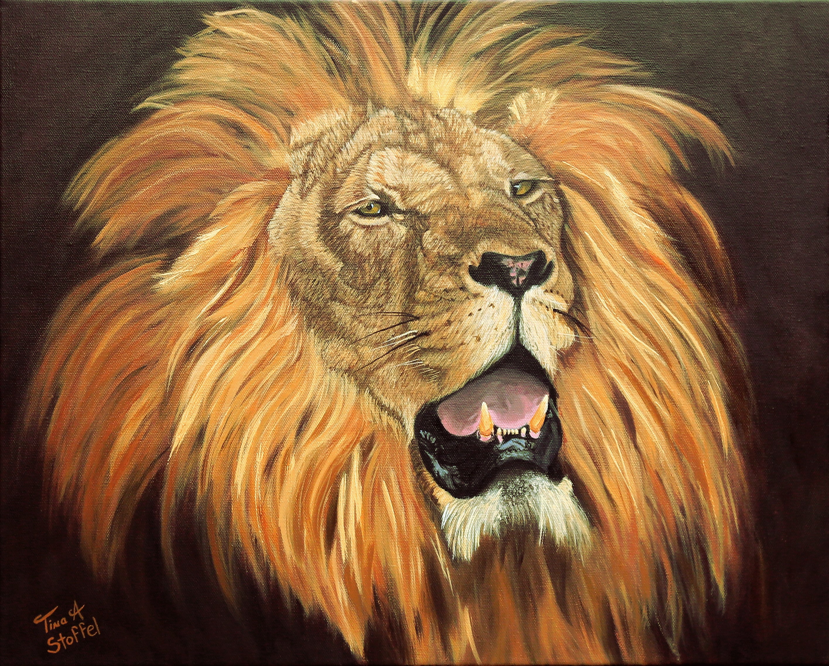 Морда Льва живопись