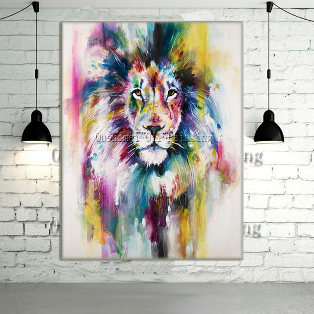 Lion Wall Painting At Paintingvalley.com 