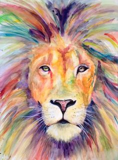 236x321 Painful Pleasures Watercolor By @jknightart - Lion Watercolor Painting
