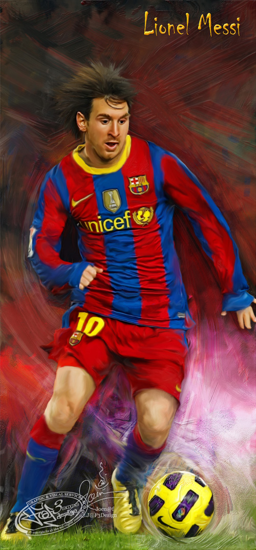 Lionel Messi Painting at PaintingValley.com | Explore collection of ...