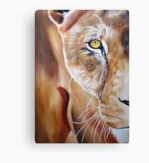 210x230 Lioness Painting Amp Mixed Media Canvas Prints Redbubble - Lioness Painting