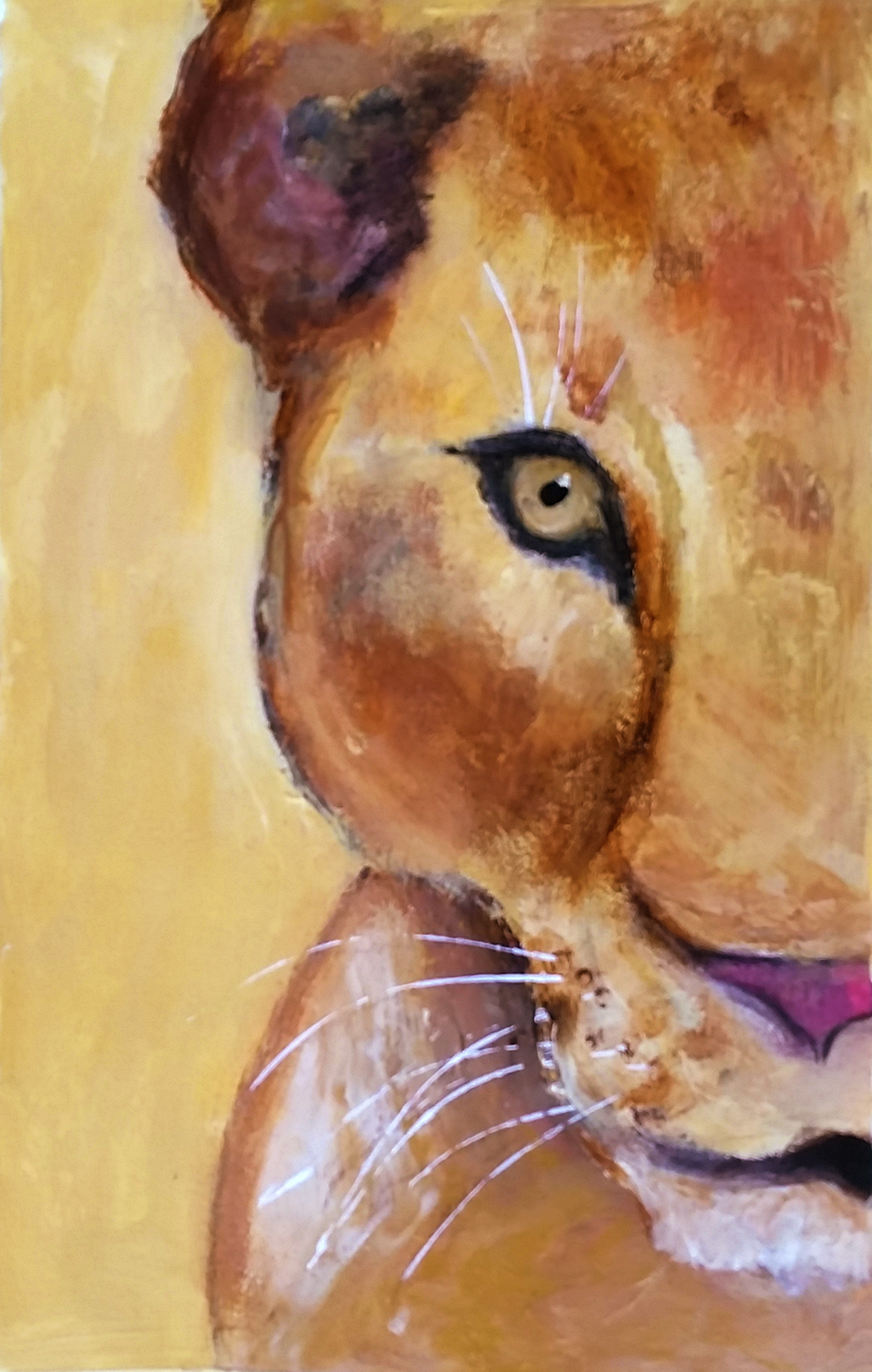 1026x1615 Friendship Heart Gallery - Lioness Painting