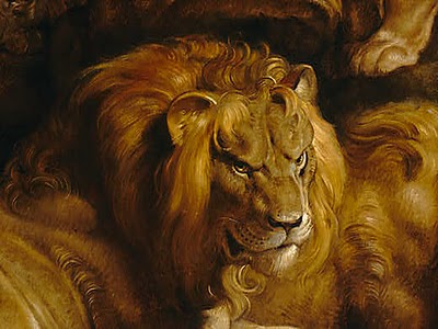 400x300 In The Lions' Den Head For Art - Lions Den Painting