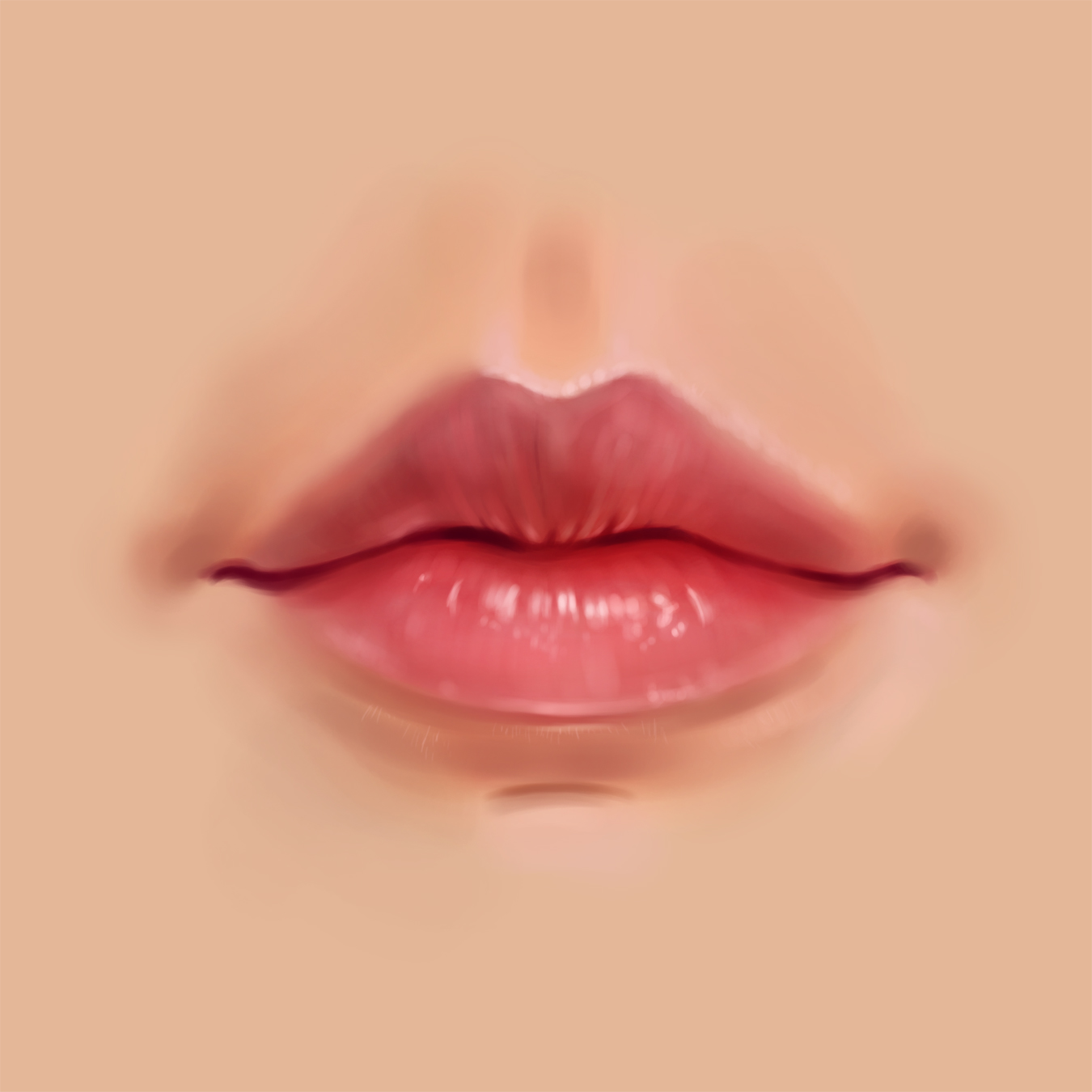 1350x1350 Digital Art Tutorial - Lip Painting