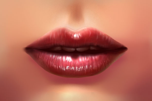 600x400 Learn To Paint Beautiful Realistic Lips In Adobe Photoshop - Lip Painting