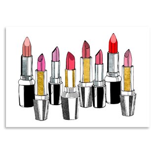 310x310 Lipstick Canvas Wall Art Wayfair - Lipstick Painting