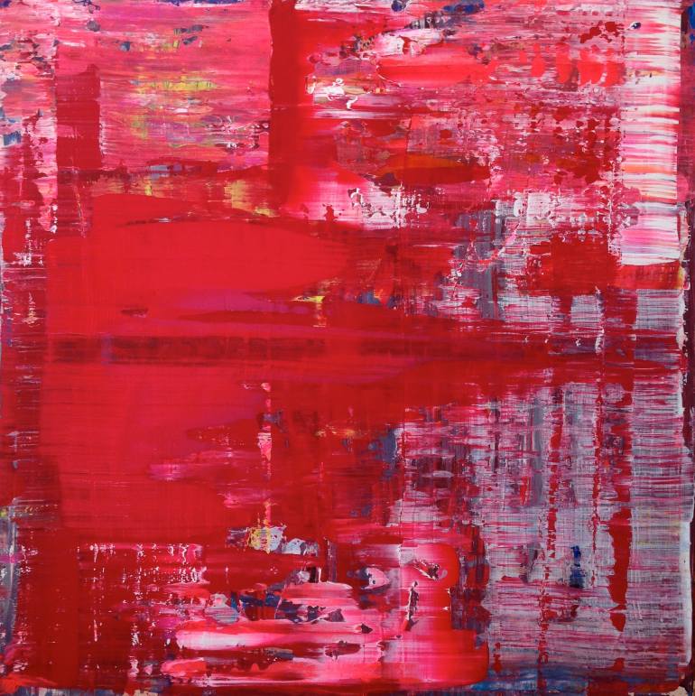 770x771 Saatchi Art Lipstick Painting Painting By Paul Schrader - Lipstick Painting