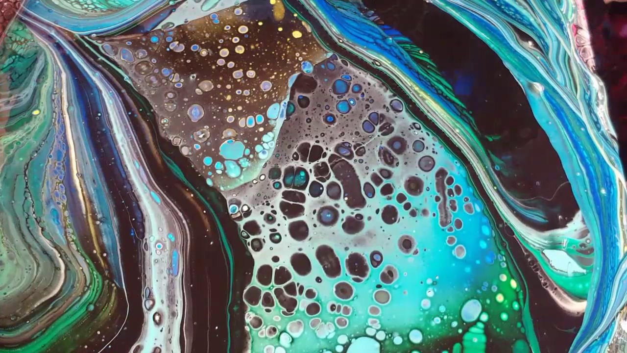 1280x720 Flip Cup - Liquid Acrylic Painting