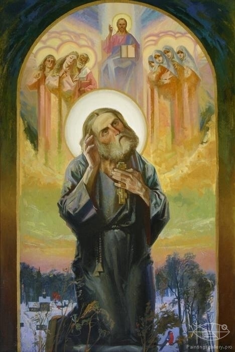 468x700 Russian Paintings Gallery - Listening Painting