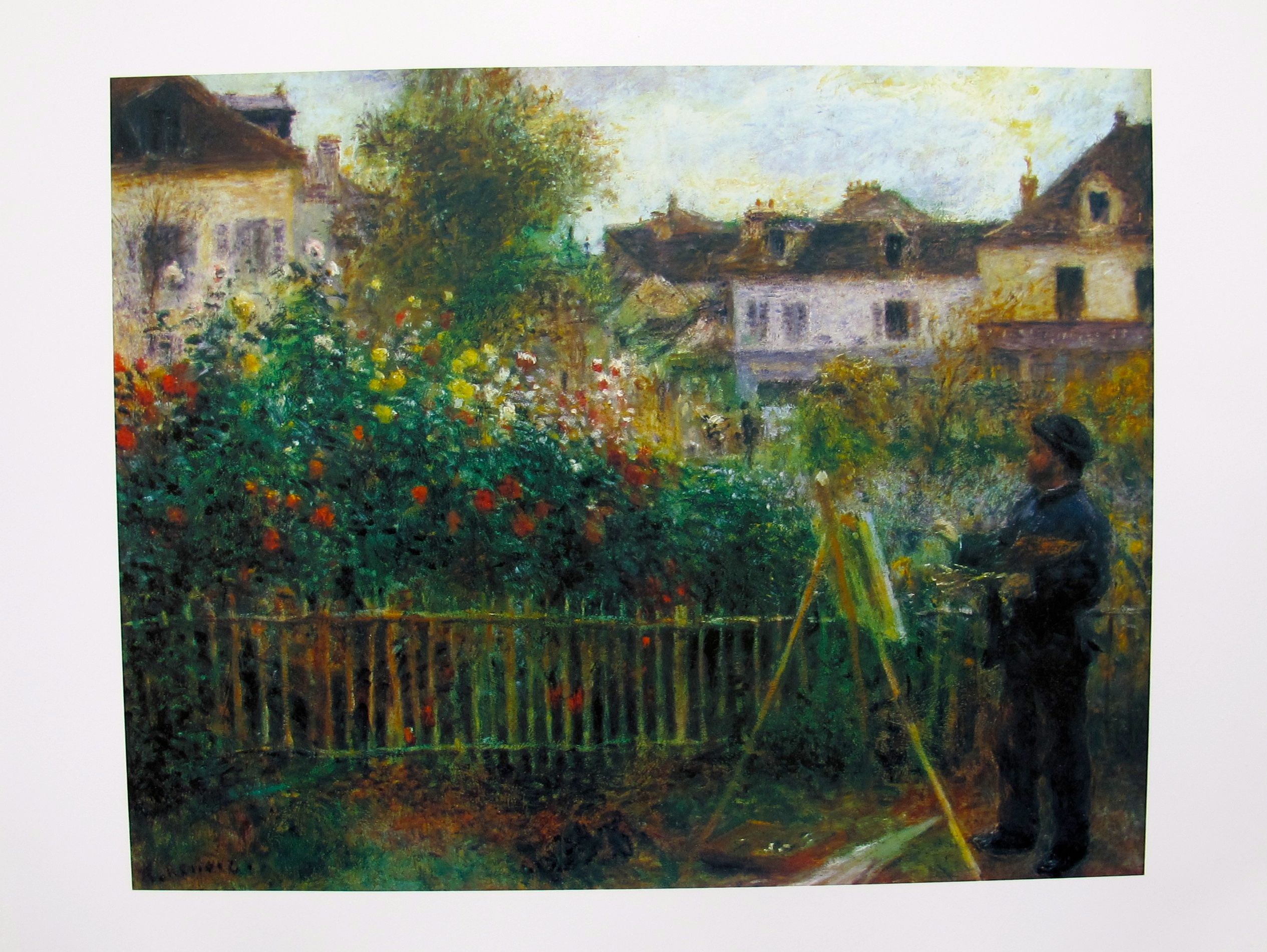 2530x1902 Pierre Auguste Renoir Monet Painting Plate Signed Lithograph Small - Lithograph Painting