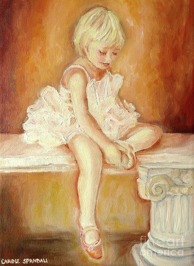 658x900 Little Ballerina Painting By Carole Spandau - Little Ballerina Painting