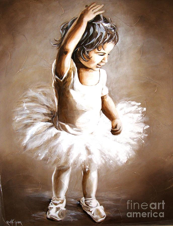 688x900 Little Ballerina - Little Ballerina Painting