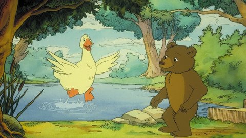 480x270 Watch Father Bear Comes Home Little Bear's Bath Fishing - Little Bear Painting