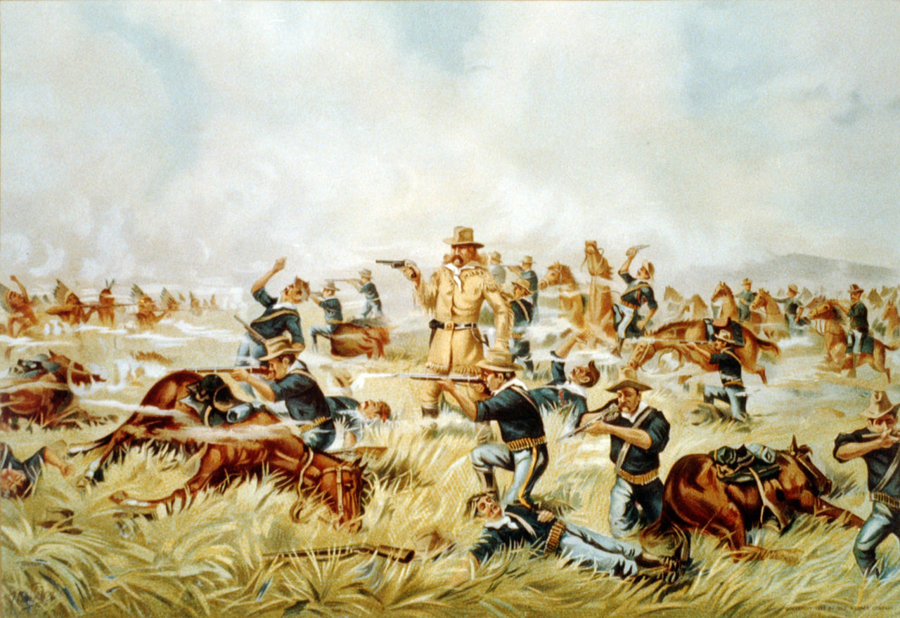 1280x880 Custer's Last Stand - Little Bighorn Painting