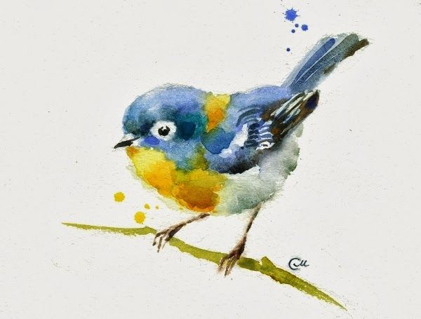 600x455 Little Bird By Maria Stezhko Paintings I Like Painting - Little Bird Painting