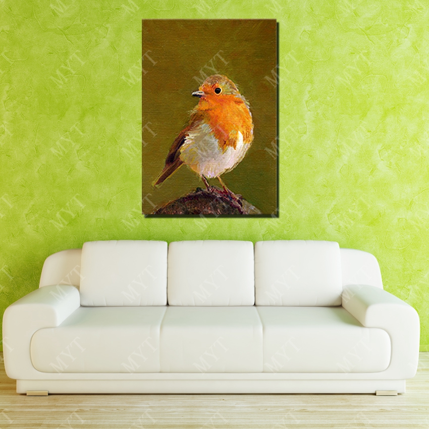 850x850 Little Bird Canvas Picture Moden Oil Painting Pictures By Hand - Little Bird Painting