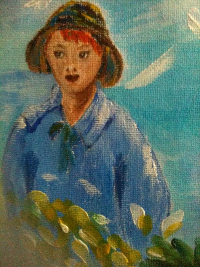 675x900 Little Boy Blue Painting By Sha Connor - Little Boy Blue Painting