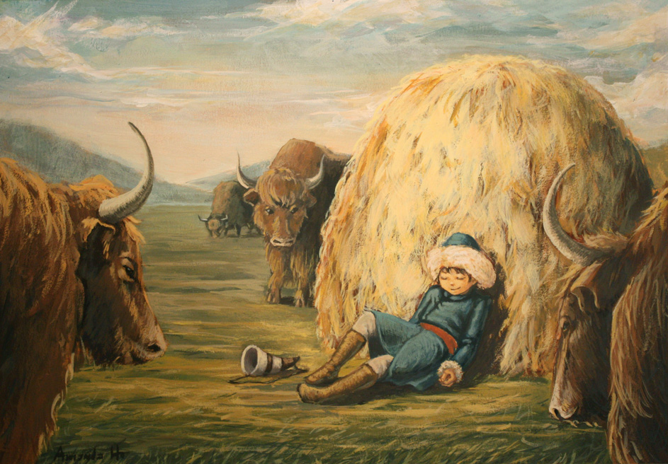 943x656 Little Boy Blue By Koremyth - Little Boy Blue Painting