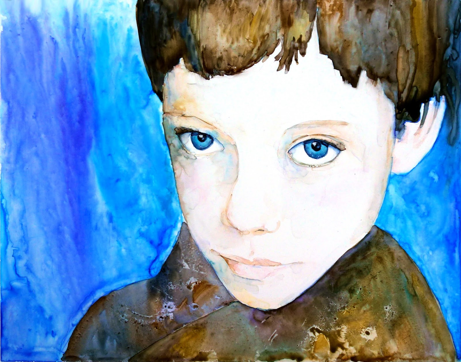 1600x1257 Melody's Doodles Painting In Progress Little Boy Blue - Little Boy Blue Painting