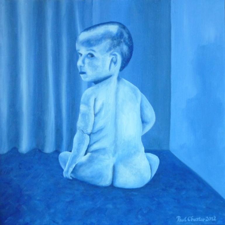770x770 Saatchi Art Little Boy Blue Painting By Paul Chester - Little Boy Blue Painting