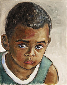235x300 Little Boy Paintings Fine Art America - Little Boy Painting