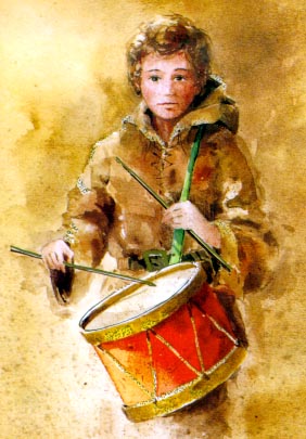282x405 The Legend Of The Little Drummer Boy - Little Drummer Boy Painting