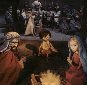 300x294 The Little Drummer Boy (Western Animation) - Little Drummer Boy Painting