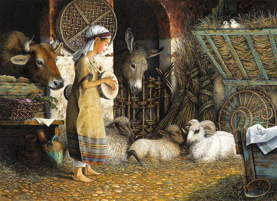 900x656 The Little Drummer Boy Painting By Lynn Bywaters - Little Drummer Boy Painting