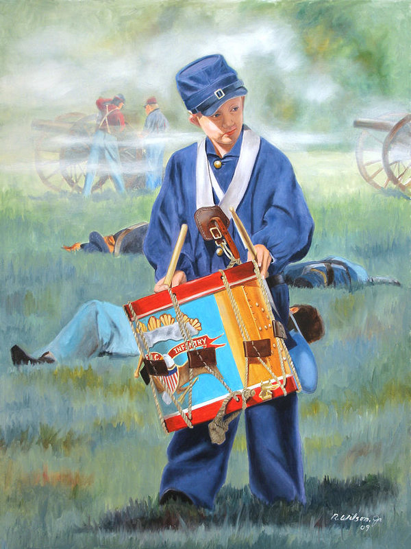 600x800 Little Drummer Boy Art Print By Karen Wilson - Little Drummer Boy Painting