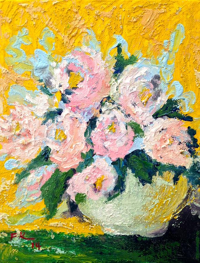 685x900 Little Flower Painting By Francesca Kee - Little Flower Painting