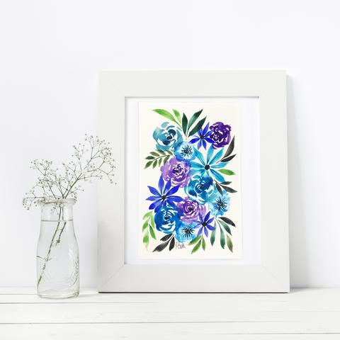 480x480 Little Flower Painting 14 Alisa Burke - Little Flower Painting