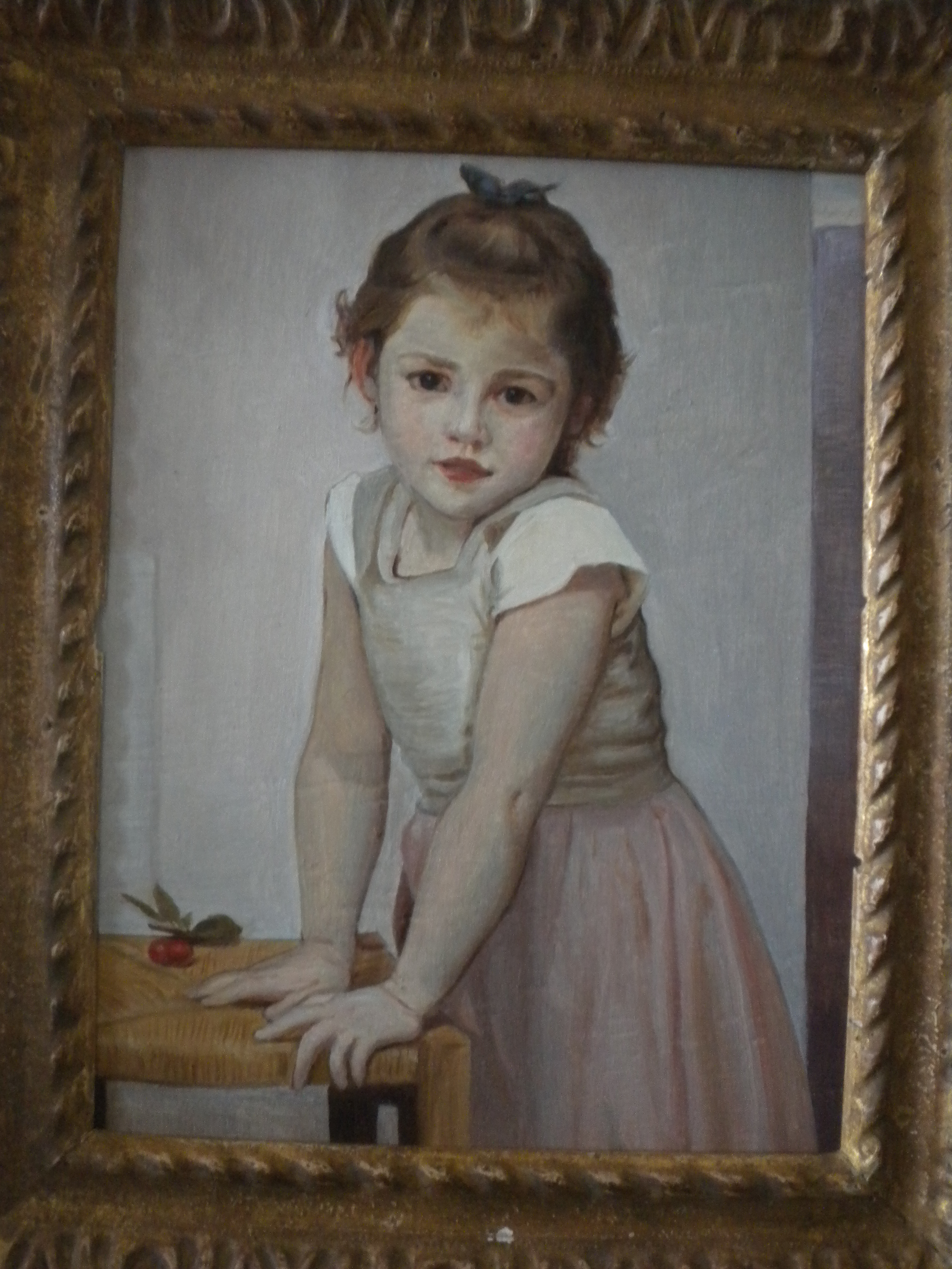 2736x3648 Little Girl Oil Painting. By George Mucollari - Little Girl Painting