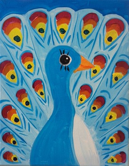 421x540 Paint A Holics Upcoming Events Kids Painting Class Little - Little Kid Painting