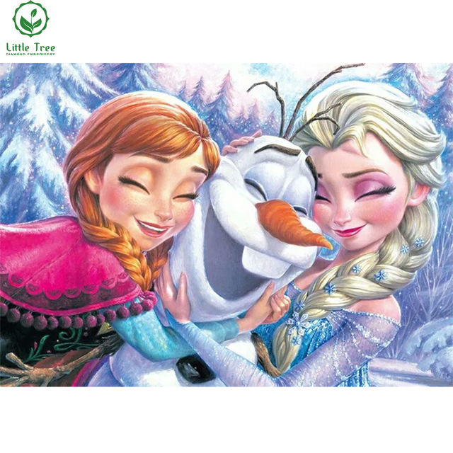 640x640 Diamond Cross Stitch Diy Needlework 5d Diamond Painting Girl - Little Kid Painting