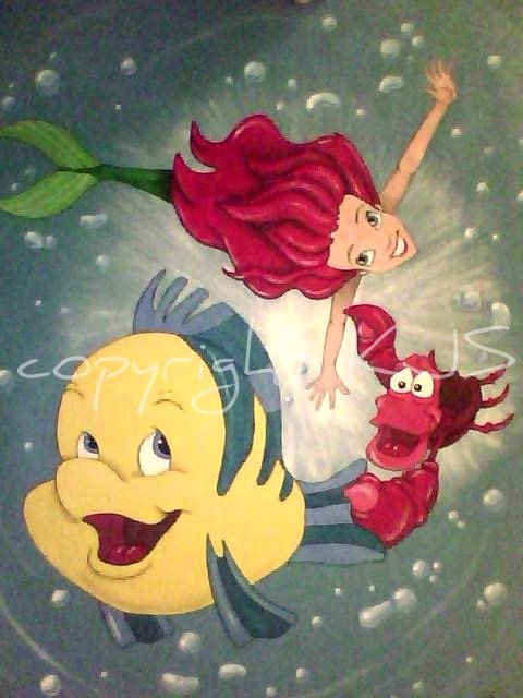 480x640 The Little Mermaid Painting By Oreogirl17 - Little Mermaid Painting