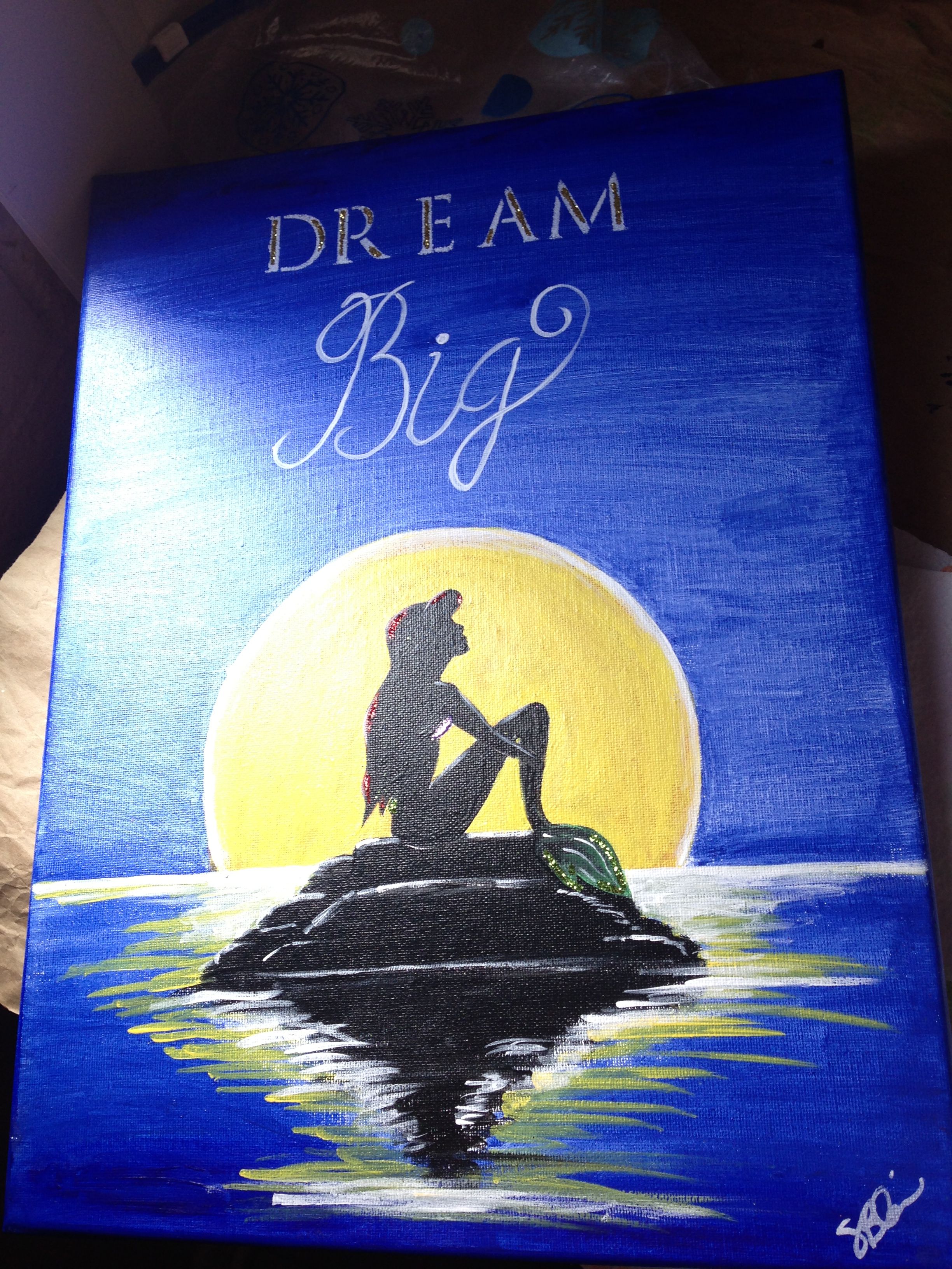 2448x3264 Best Easy Painting Ideas For Wall Beginners And Canvas - Little Mermaid Painting