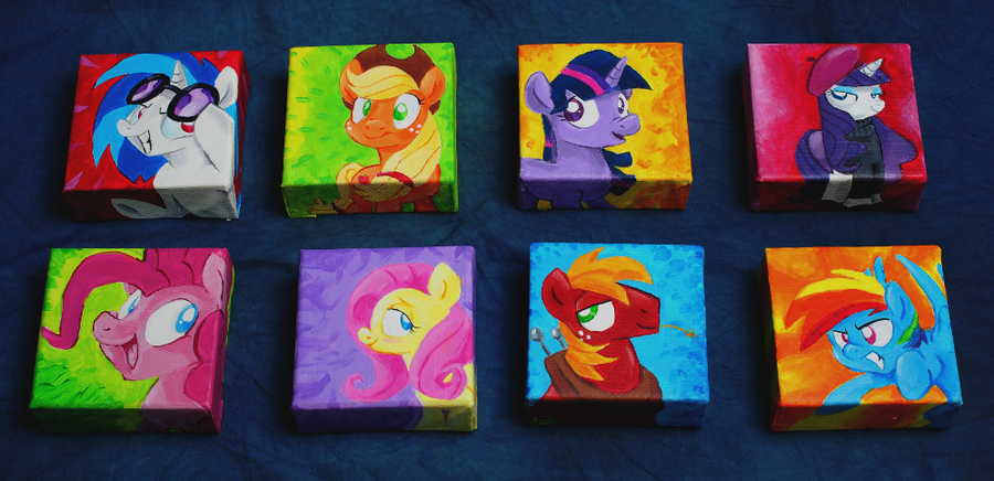 900x436 My Little Pony Paintings By Spainfischer - Little Painting