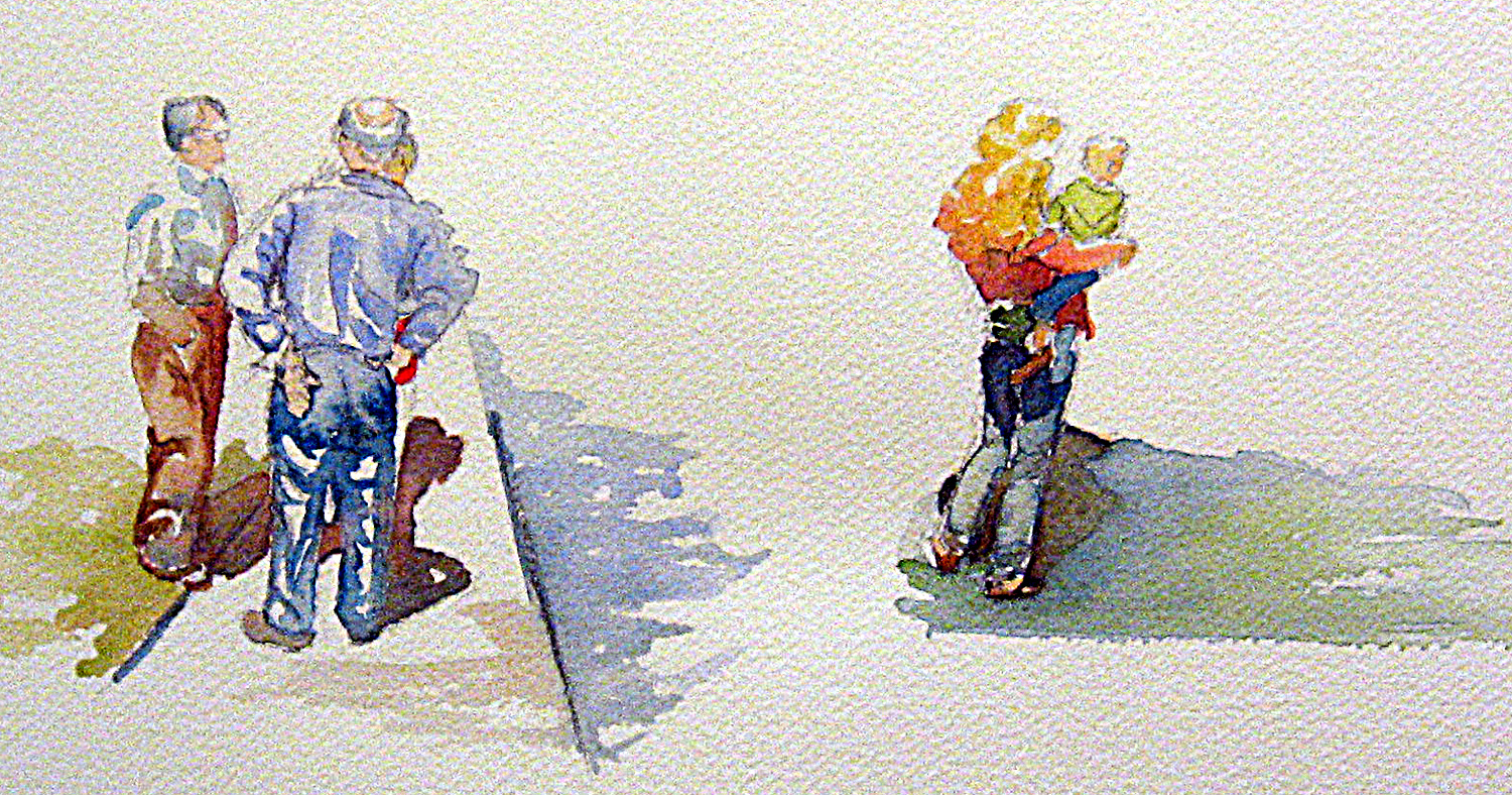 1500x788 Tree Leslie White - Little People Painting