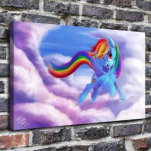 300x300 My Little Pony Paintings Hd Print On Canvas Home Decor Wall - Little Pony Painting