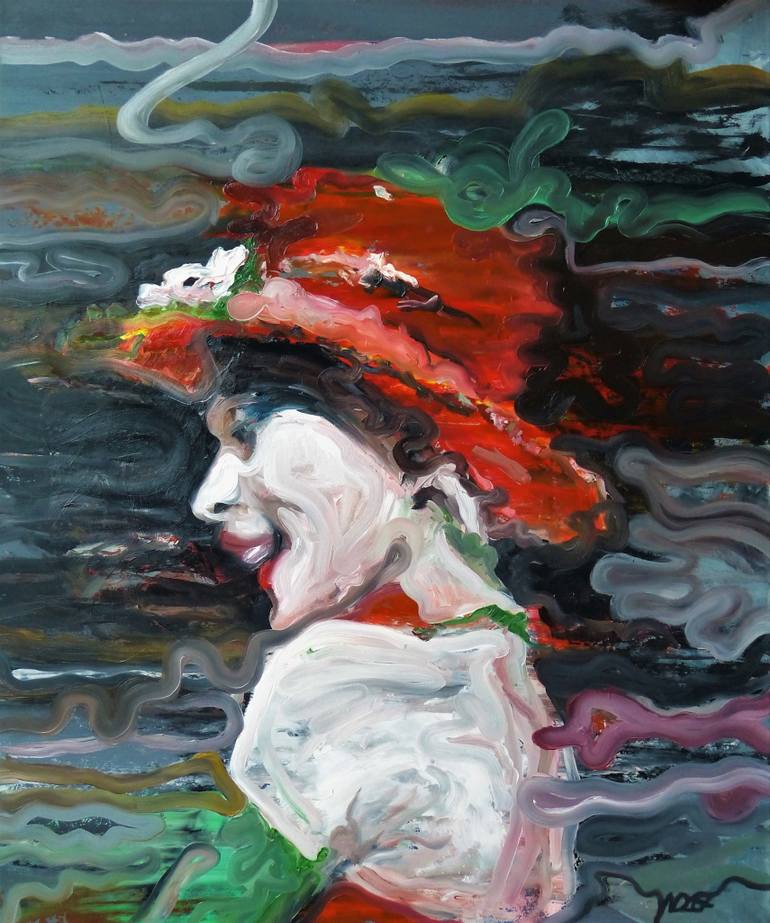 770x923 Saatchi Art Little Red Riding Hood Painting By Dietrich Weisenborn - Little Red Riding Hood Painting