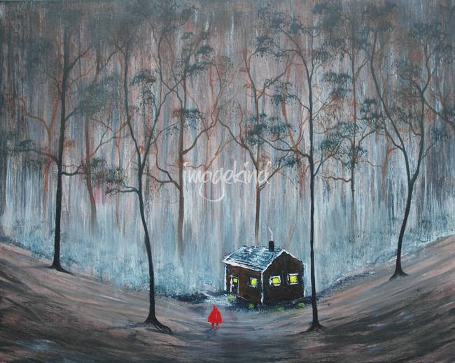 650x519 Stunning Little Red Riding Hood Painting Reproductions For Sale - Little Red Riding Hood Painting